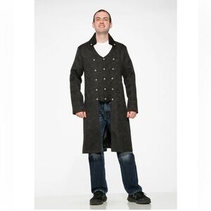 Black Steampunk Garrick Coat